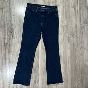 LEVI’S Dark Wash Mid Rise CLASSIC BOOT CUT Jeans 31